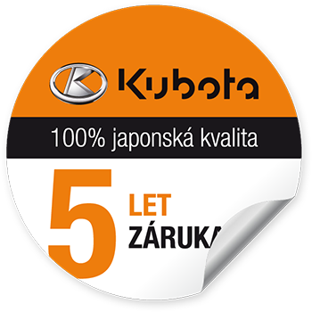 Kubota - pětiletá tovární záruka na traktory série M